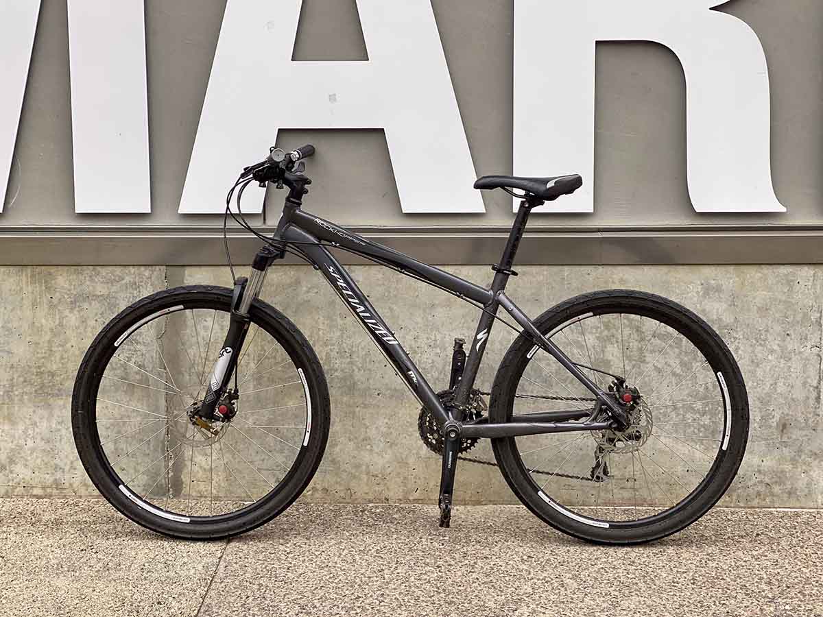 2009 Specialized Rockhopper satin charcoal side view