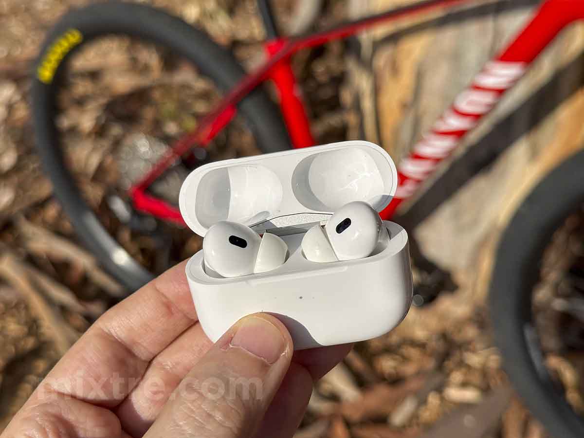 AirPods Pro and my bike