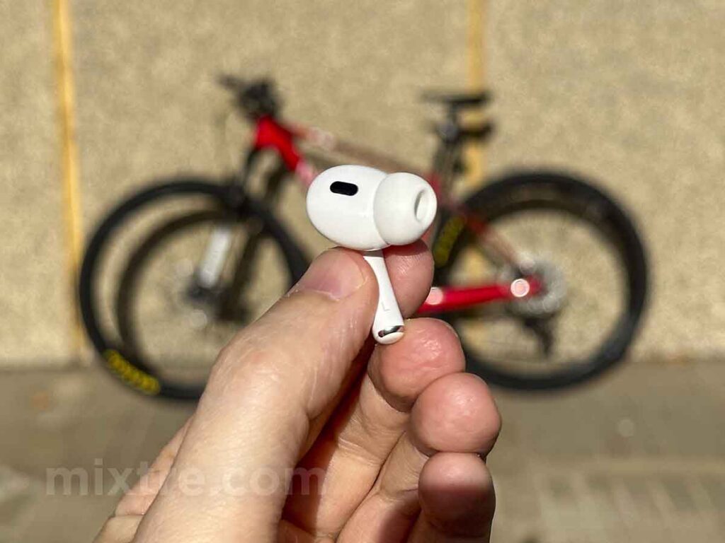 AirPods Pro and bike