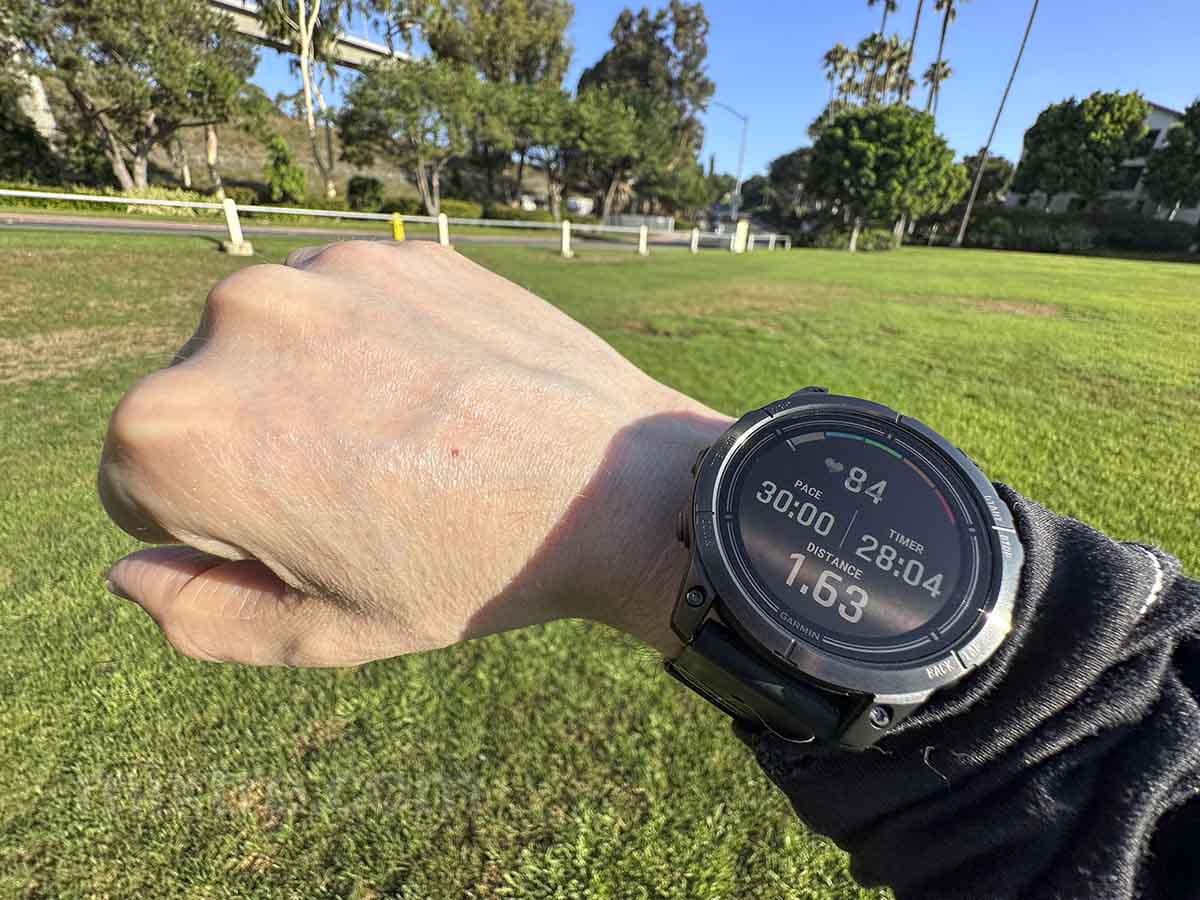 Viewing the garmin epix pro v2 in direct sunlight